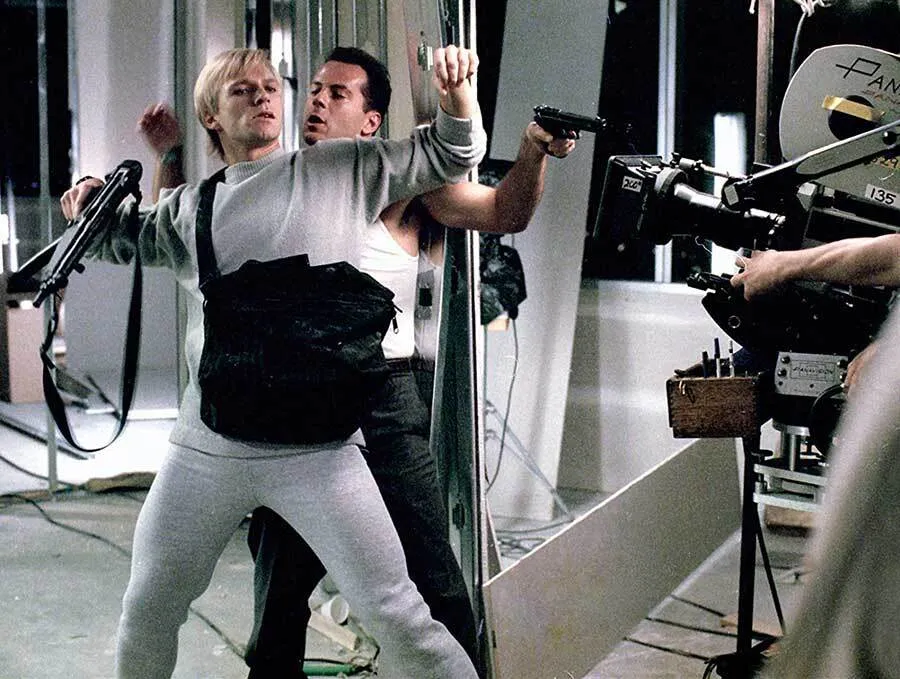 die hard behind the scenes