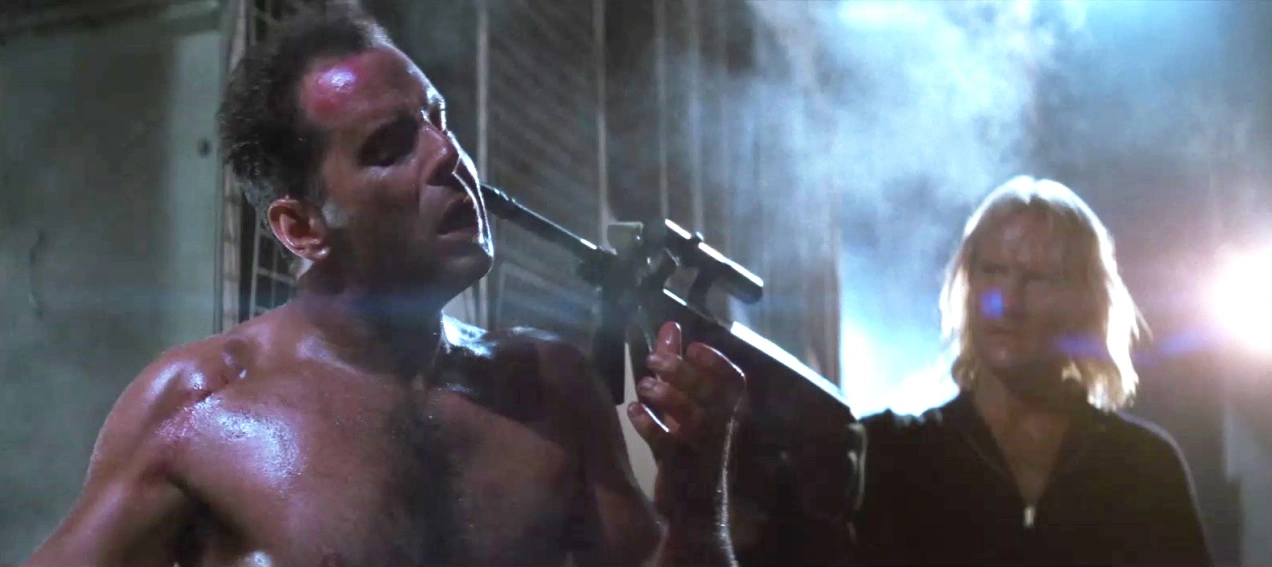 die hard action scenes