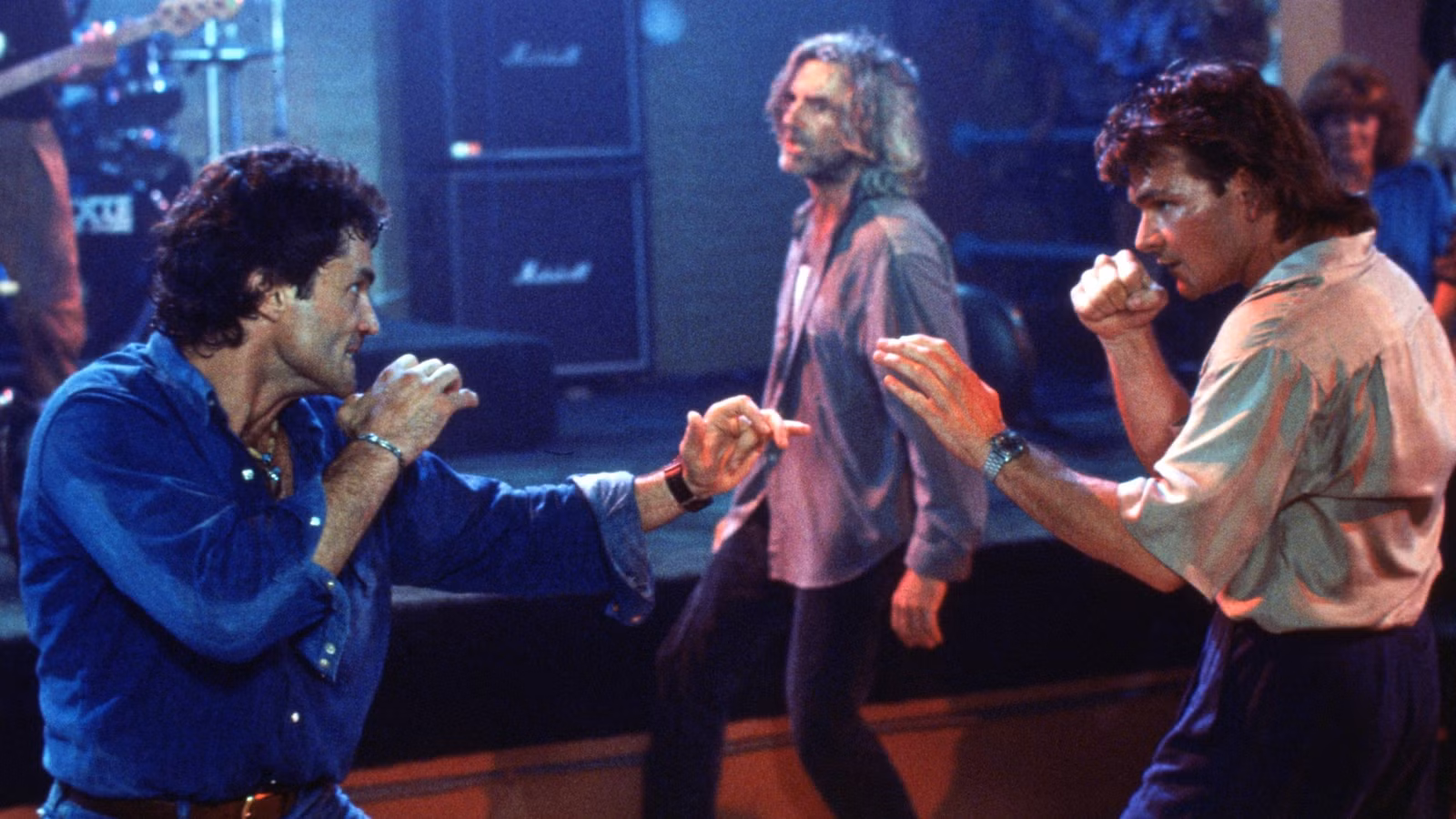 patrick swayze in road house iconic action movie 1980s streaming free tubi december 2025