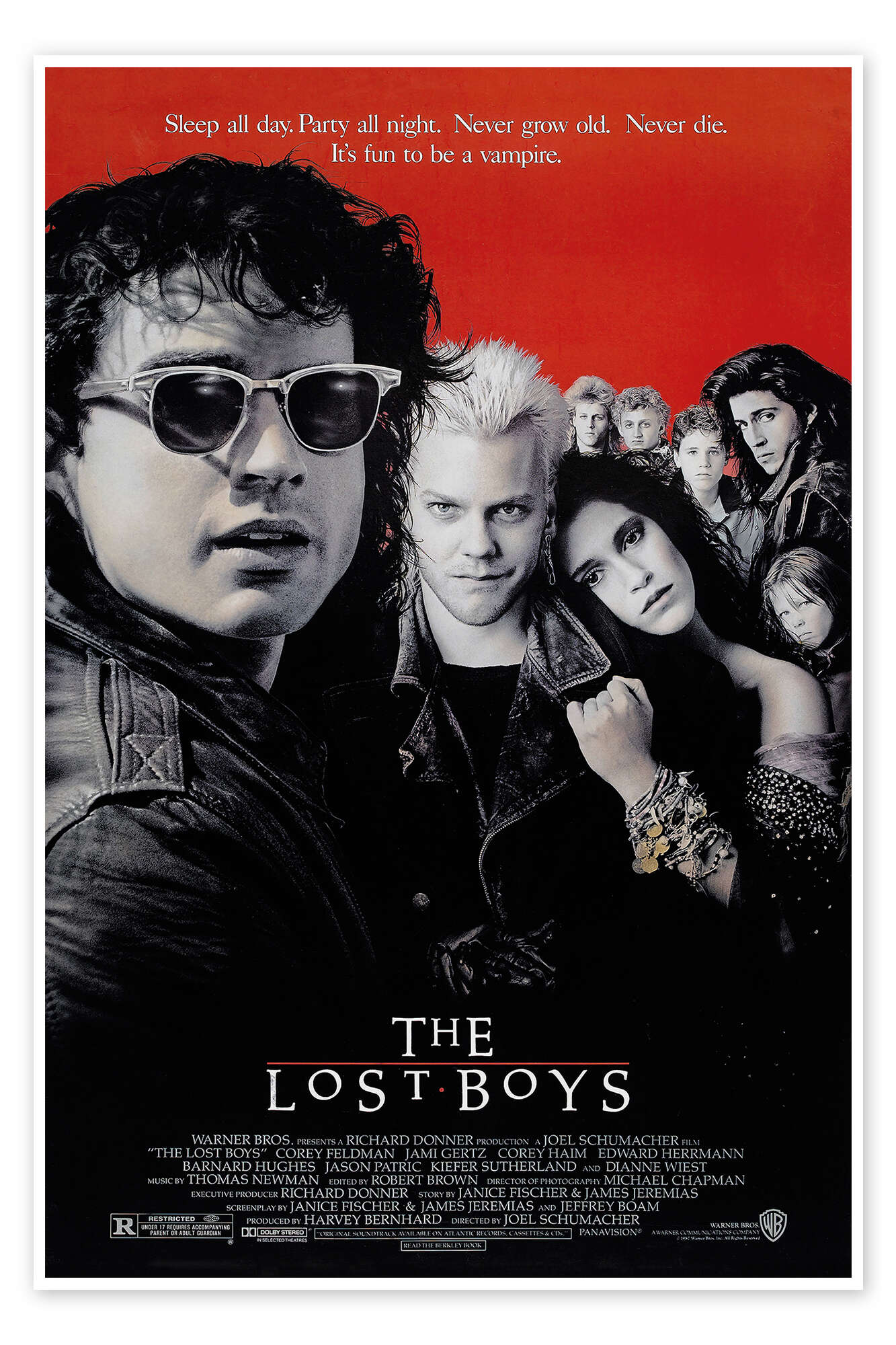 the lost boys movie poster